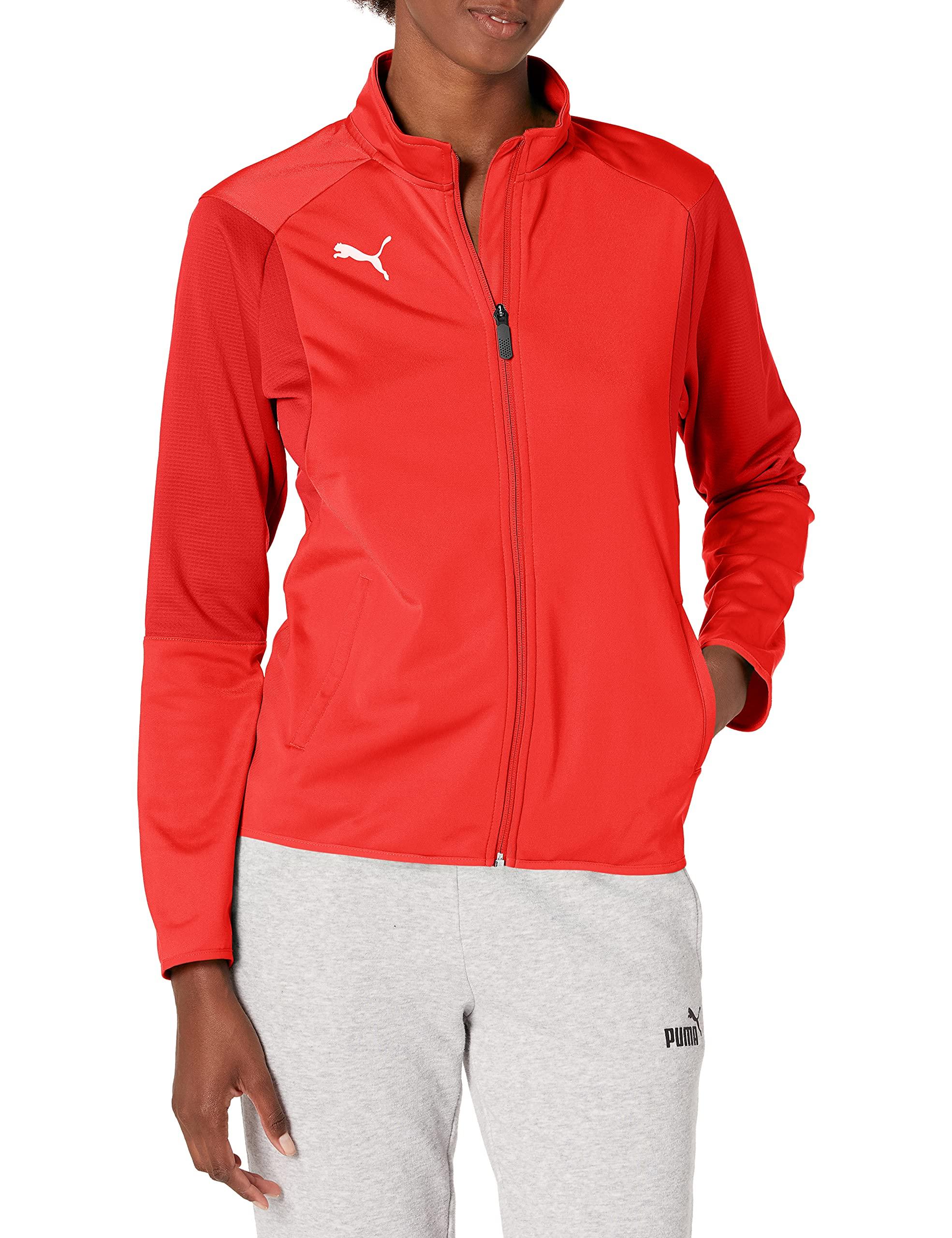 puma red and white jacket