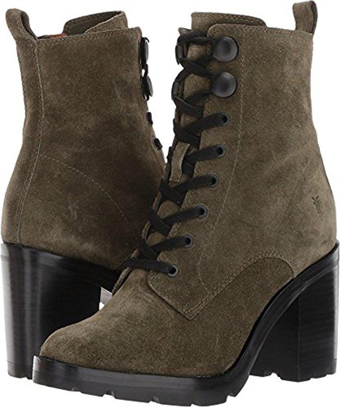 frye myra lug combat boot