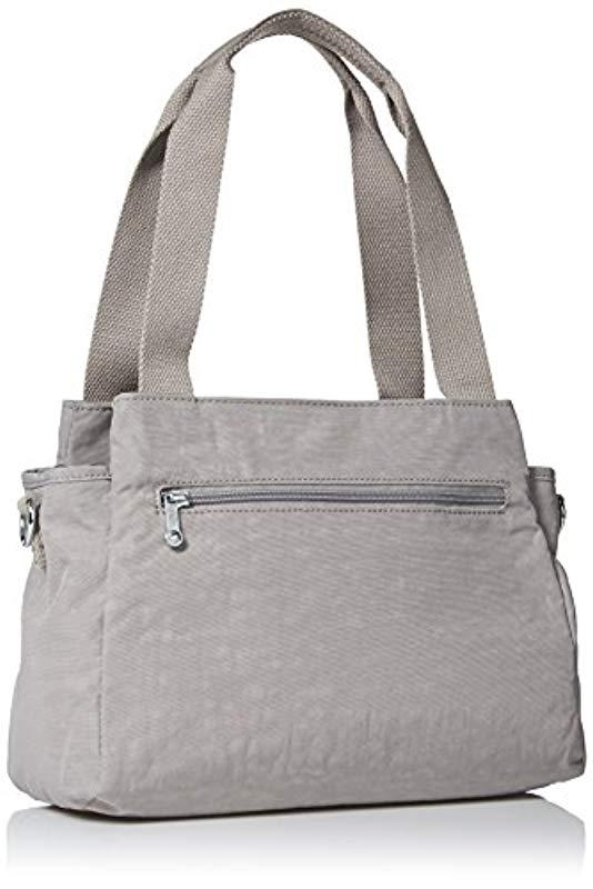 Kipling Womens Elysia Solid Convertible Crossbody Bag in Slate Grey
