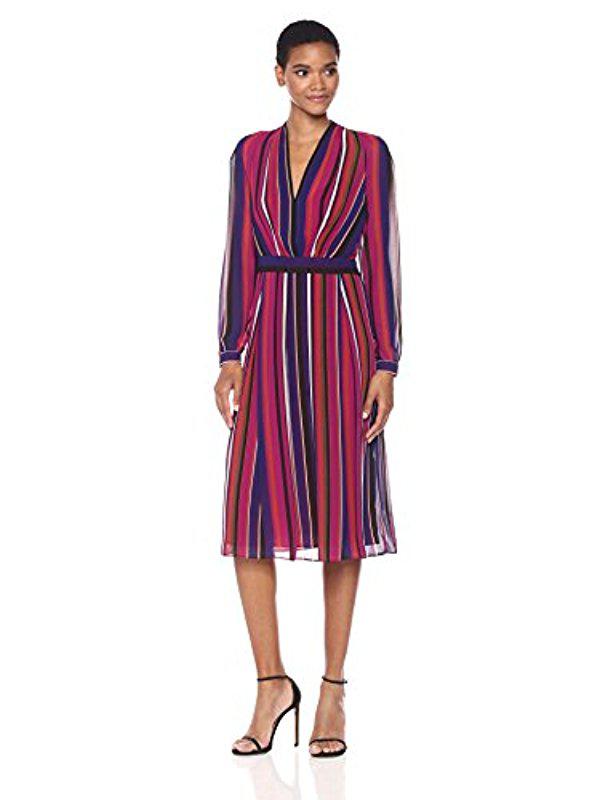 anne klein purple dress