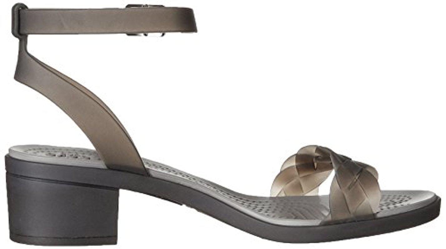 Crocs™ Isabella Block Heel Wedge Sandal | Lyst