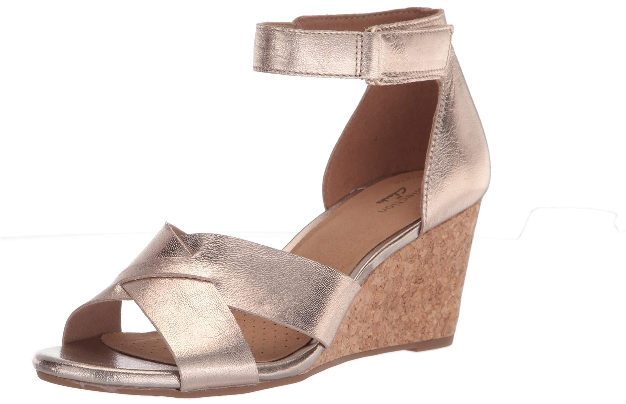 Clarks Margee Gracie Wedge Sandal in 