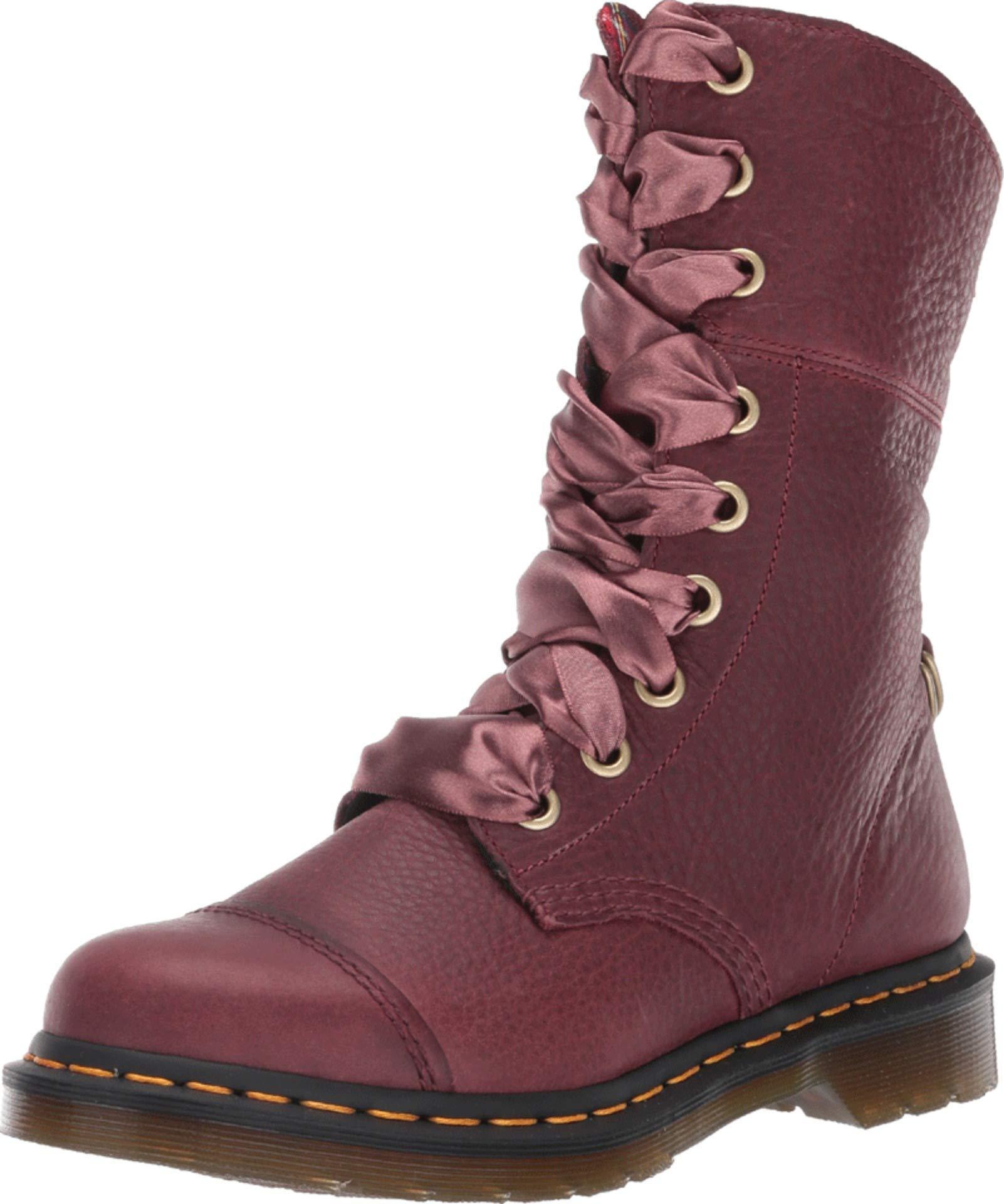 Dr. Martens Aimilita Grizzly 25001601 in Bordeaux (Brown) | Lyst UK