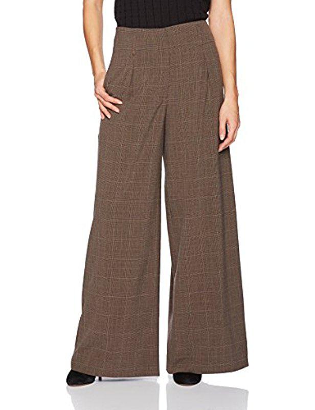 max studio plaid pants