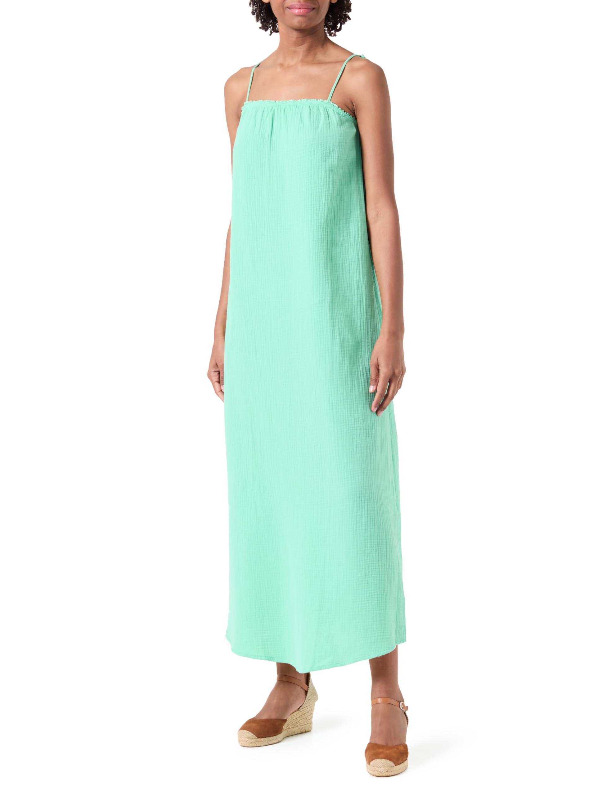 Vero Moda Maxikleid VMLUNA SINGLET ANKLE DRESS NOOS, Laurel Wreath/grün, Gr. XS (34