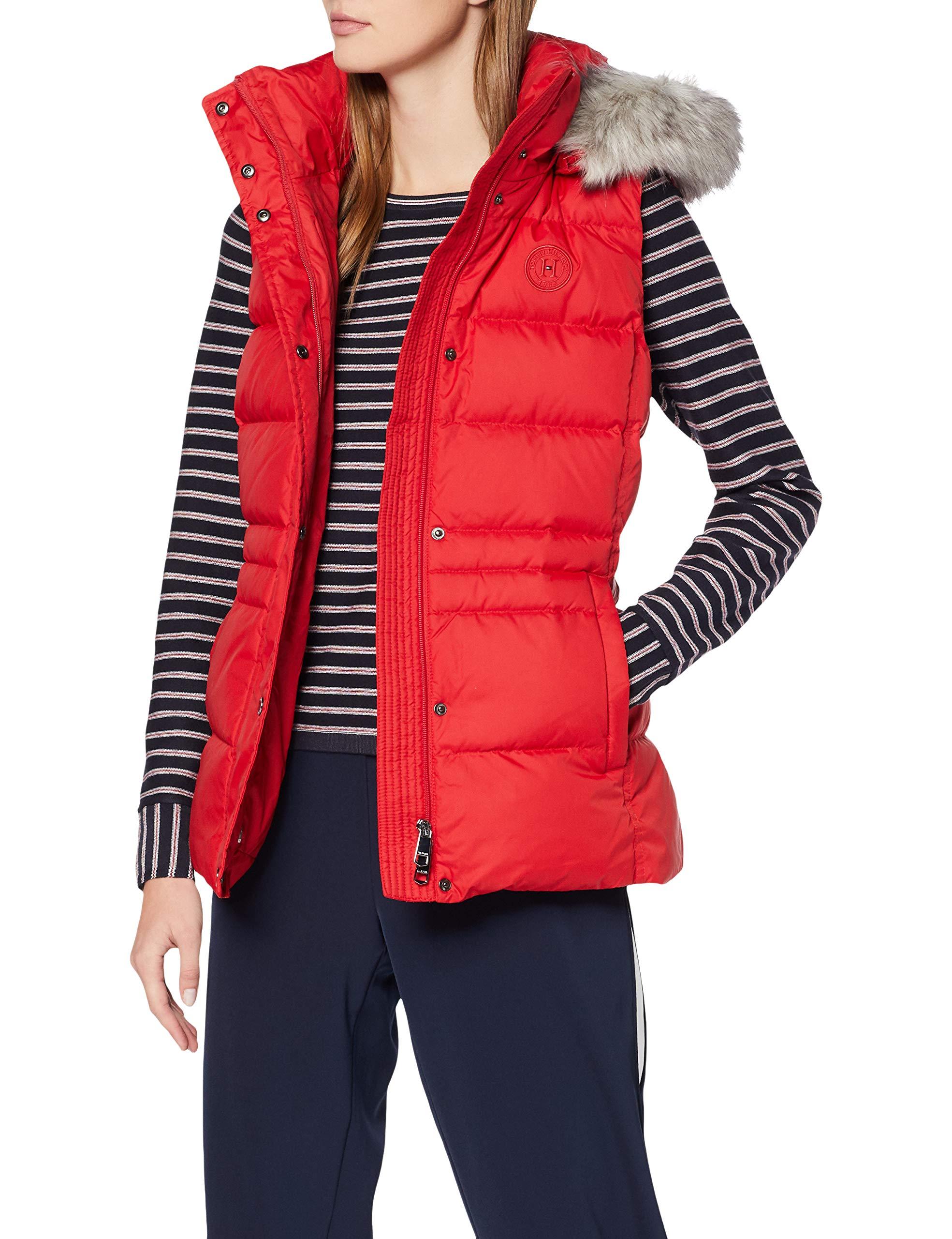 red down vest