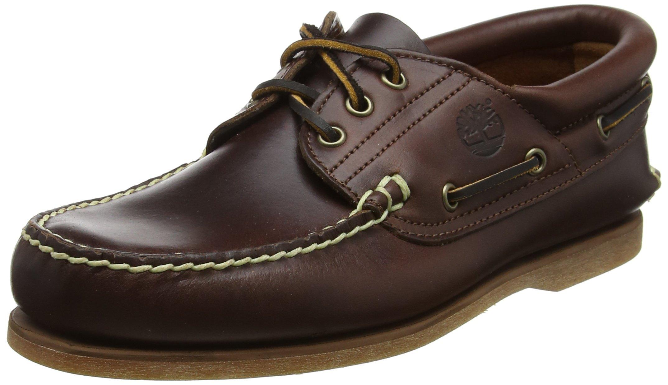 Timberland Classic 3 Eye Padded Boat Shoes in Brown for Men | Lyst UK