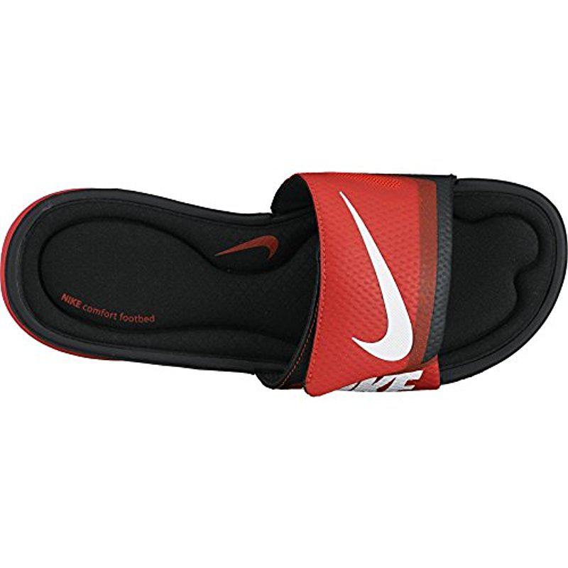 Nike Synthetic Solarsoft Comfort Slide Sandal In Red For Men Lyst
