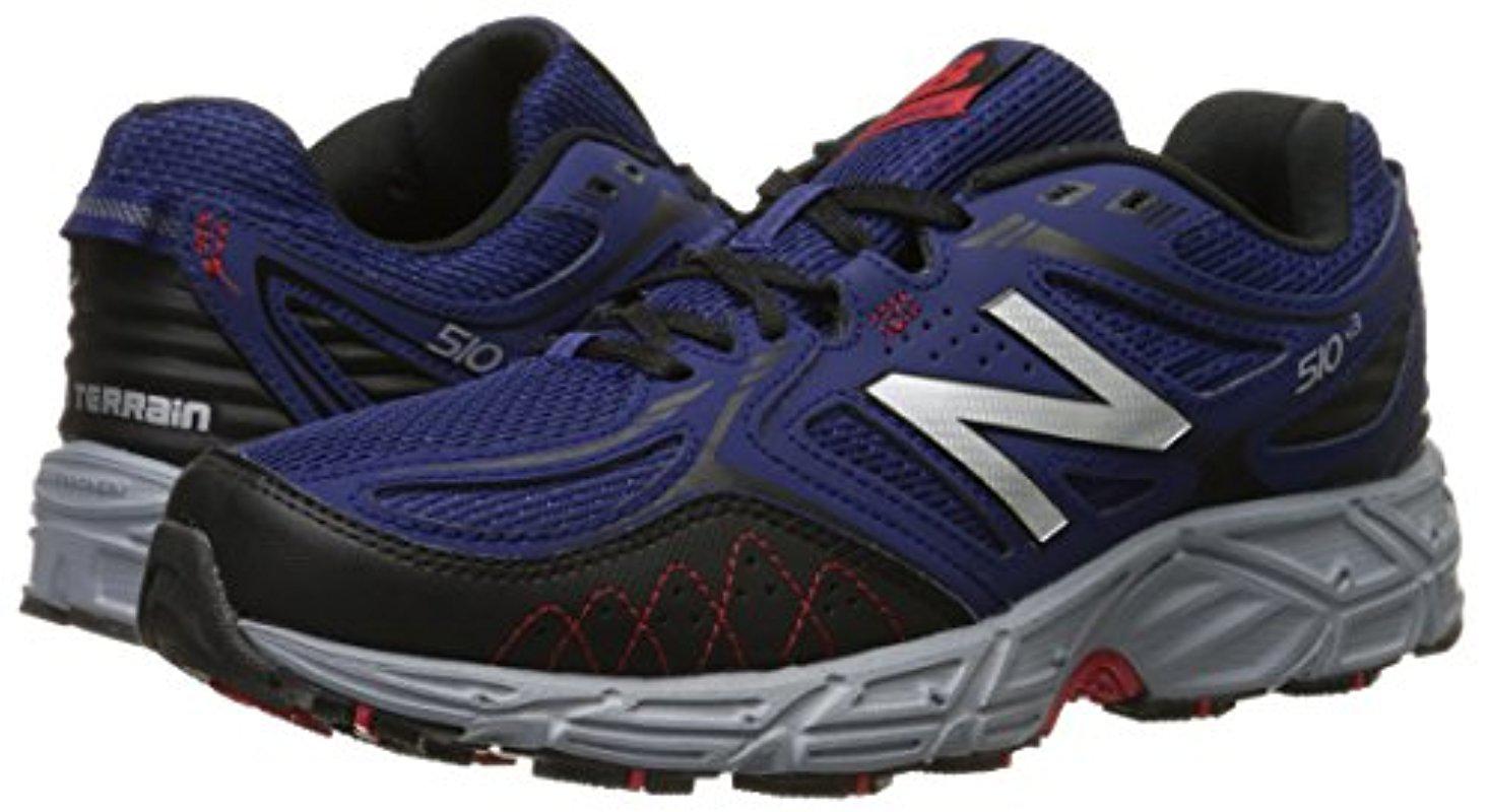 New Balance 510 V3 Trail Running Shoe in Navy/Black (Blue) for Men - Save  19% | Lyst