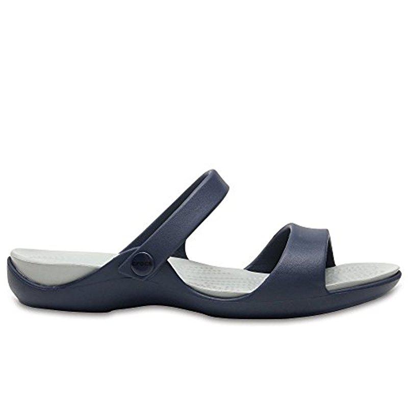 crocs cleo navy