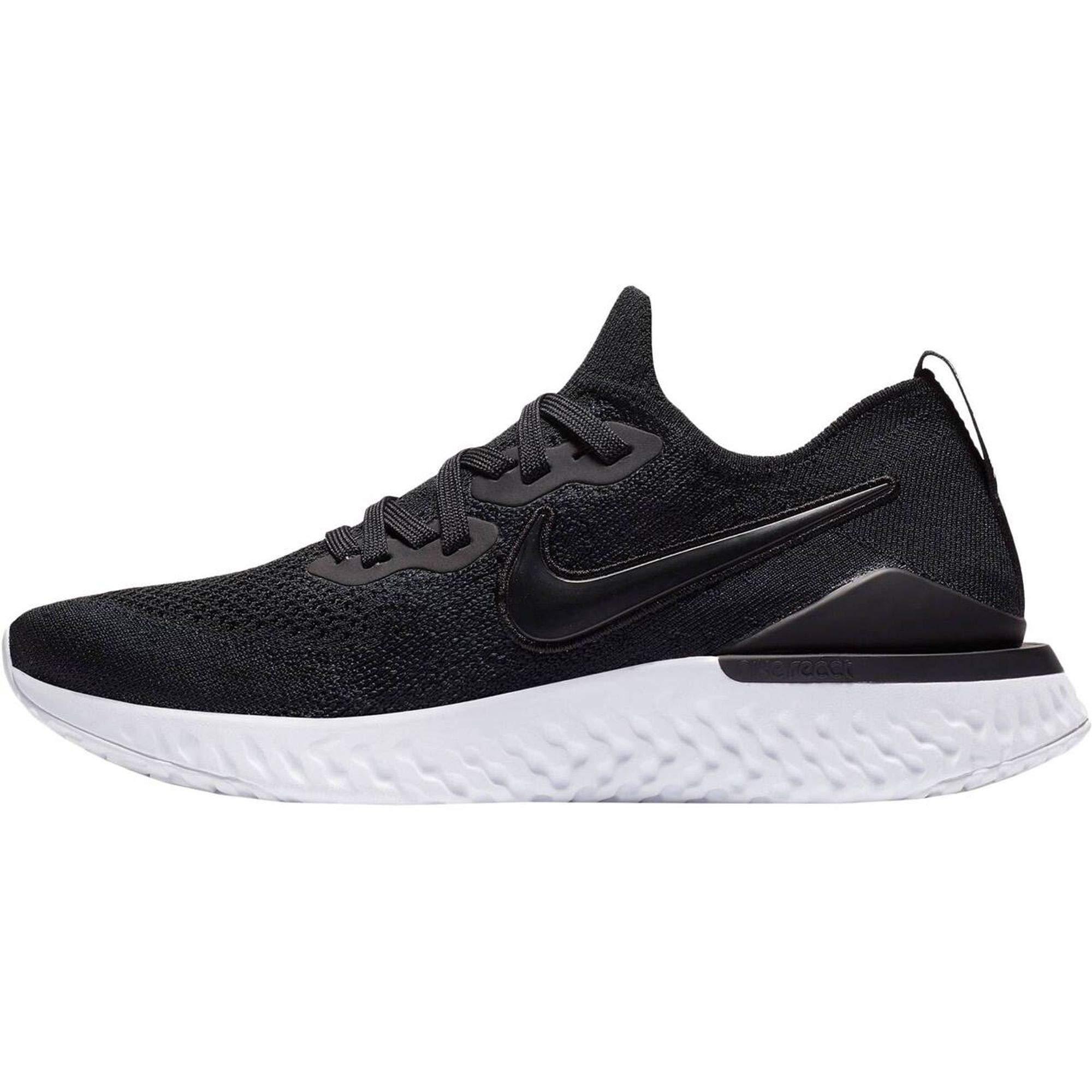 Nike Rubber Epic React Flyknit 2 Running Shoe in Black | Lyst UK