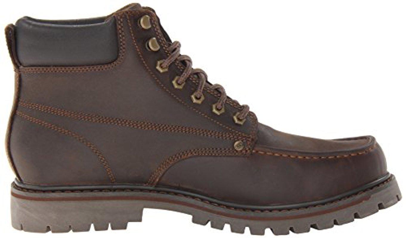 Skechers Bruiser Chukka Boot in Dark Brown (Brown) for Men - Lyst