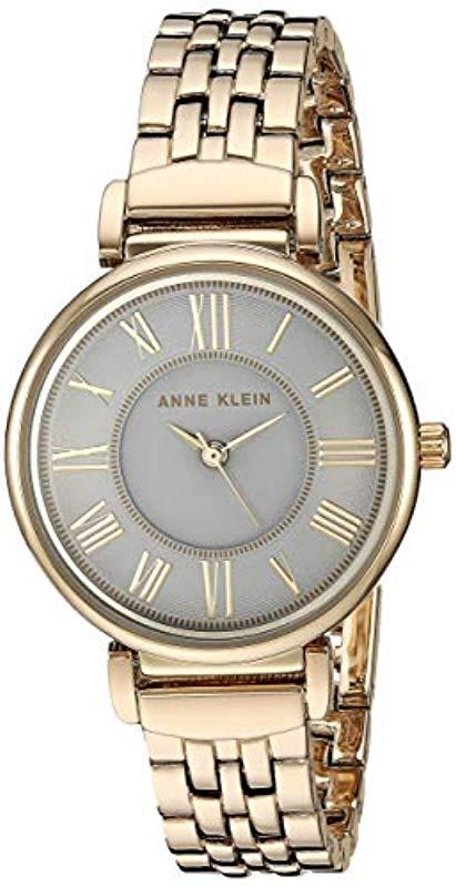Anne Klein Ak/2159svsv Silver-tone Bracelet Watch in Metallic 