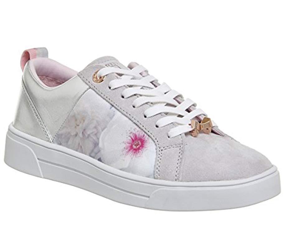 Ted Baker Fushar Trainers in Grey - Lyst