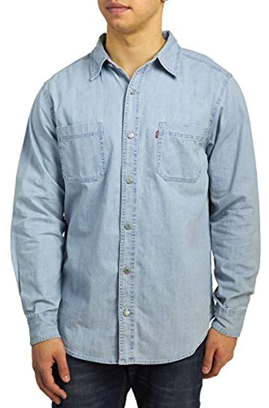 levis denim work shirt
