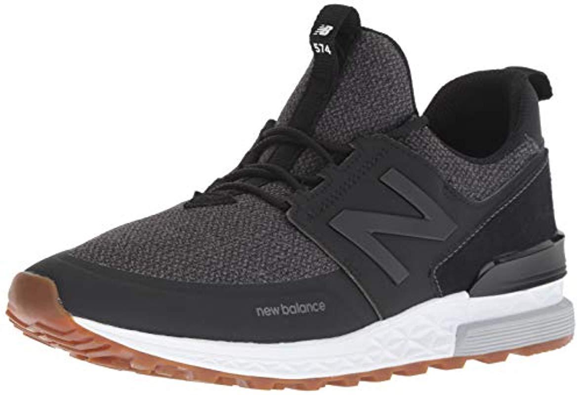 New Balance Unisex Adults' Ms574-ekf-d Sport Low-top Sneakers in Black for  Men - Save 29% | Lyst