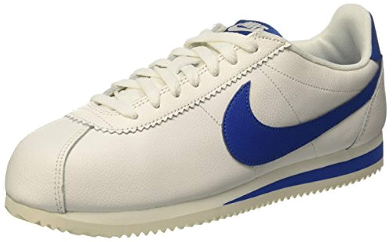 Nike Classic Cortez Nylon White/ Blue for Men | UK