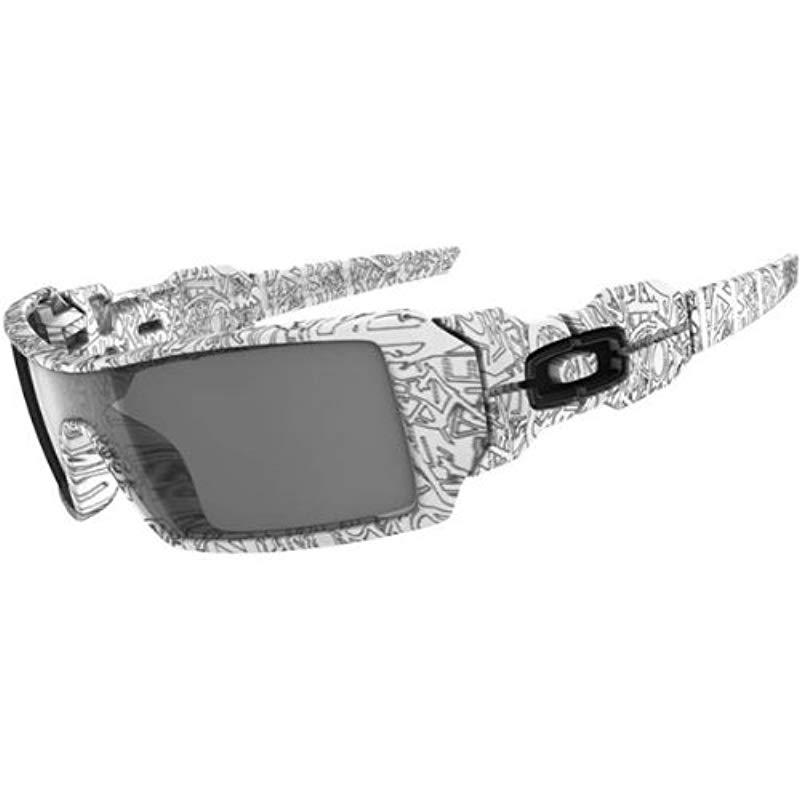 Kategori tilbagemeldinger Decimal Oakley Oil Rig 24 Polished Sunglasses in White for Men | Lyst
