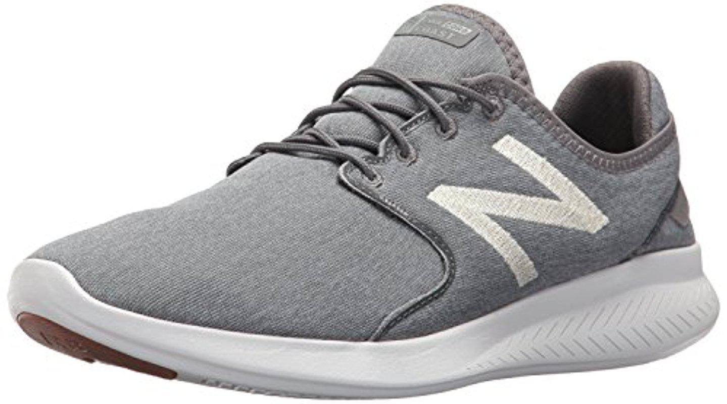 New Balance Rubber Fuelcore Coast V3 Running Shoe in Gray for Men | Lyst