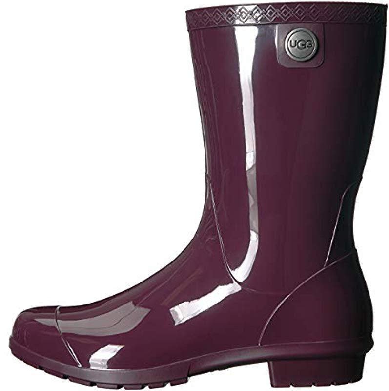 purple ugg rain boots