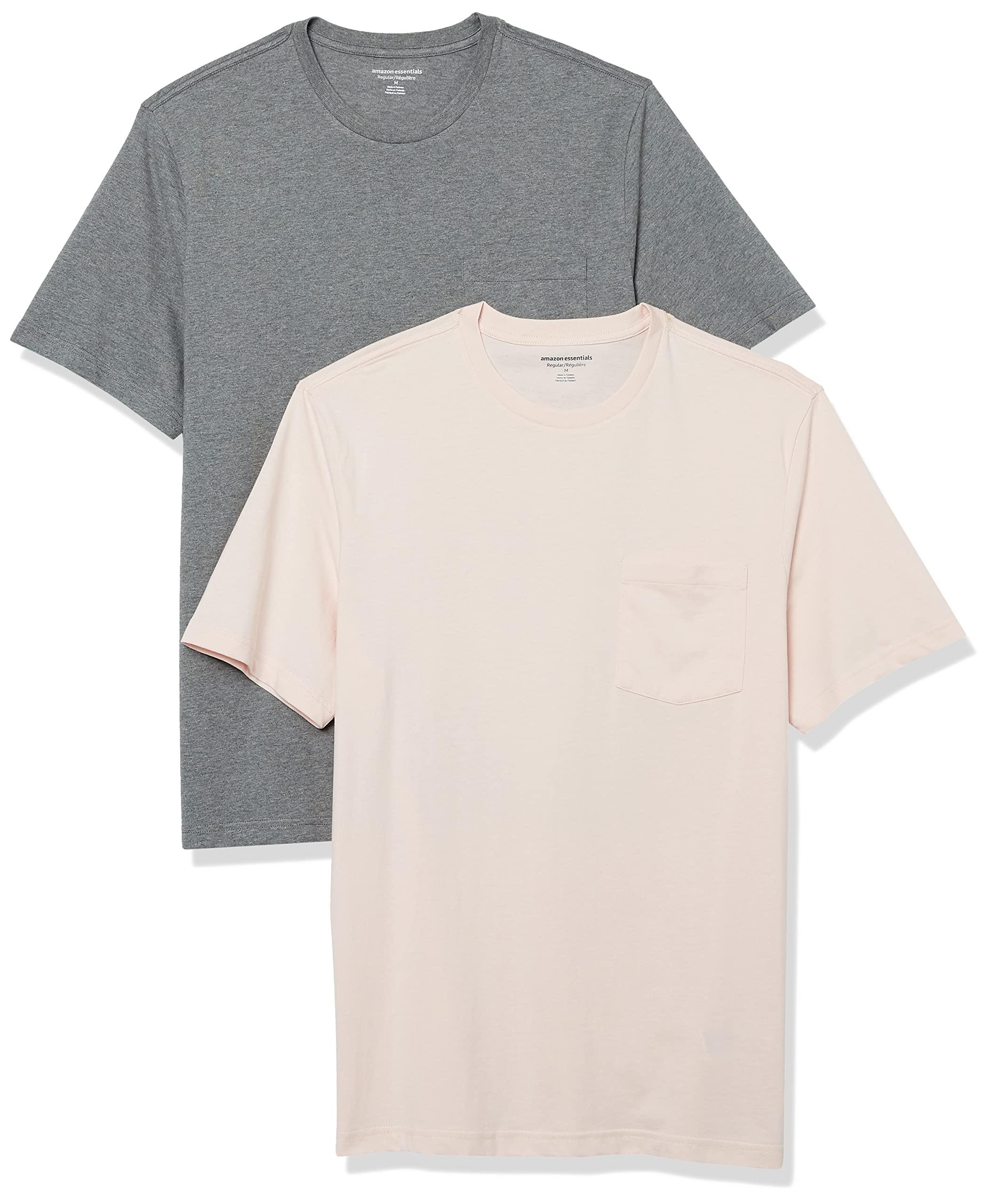 Amazon Essentials T-Shirt mit kurzen Ärmeln in Grau für Herren | Lyst DE