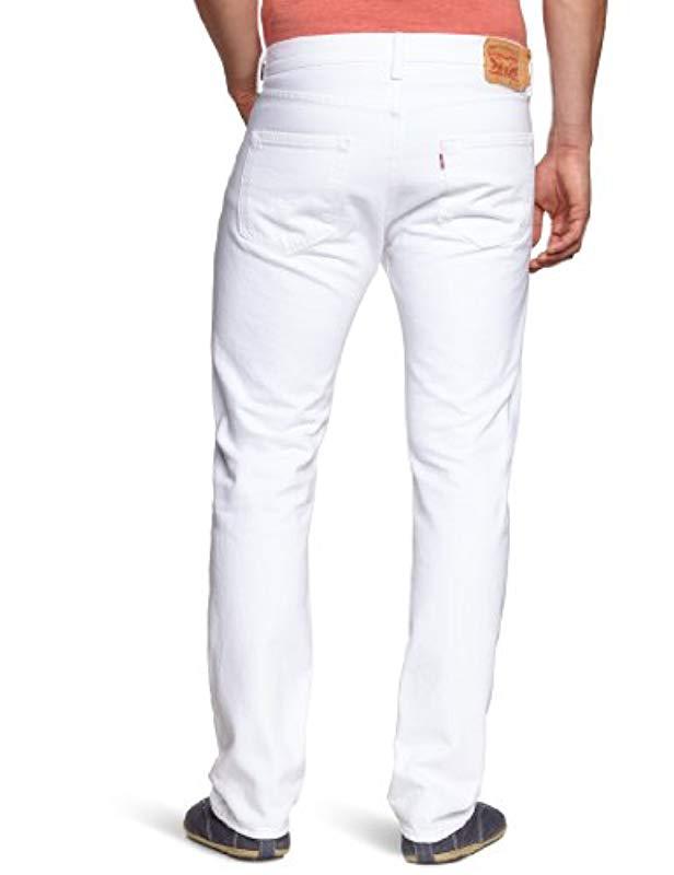 Levi's Denim 501 S Original Fit Straight Jeans,white (optic White  0651)-w31/l34 for Men | Lyst UK