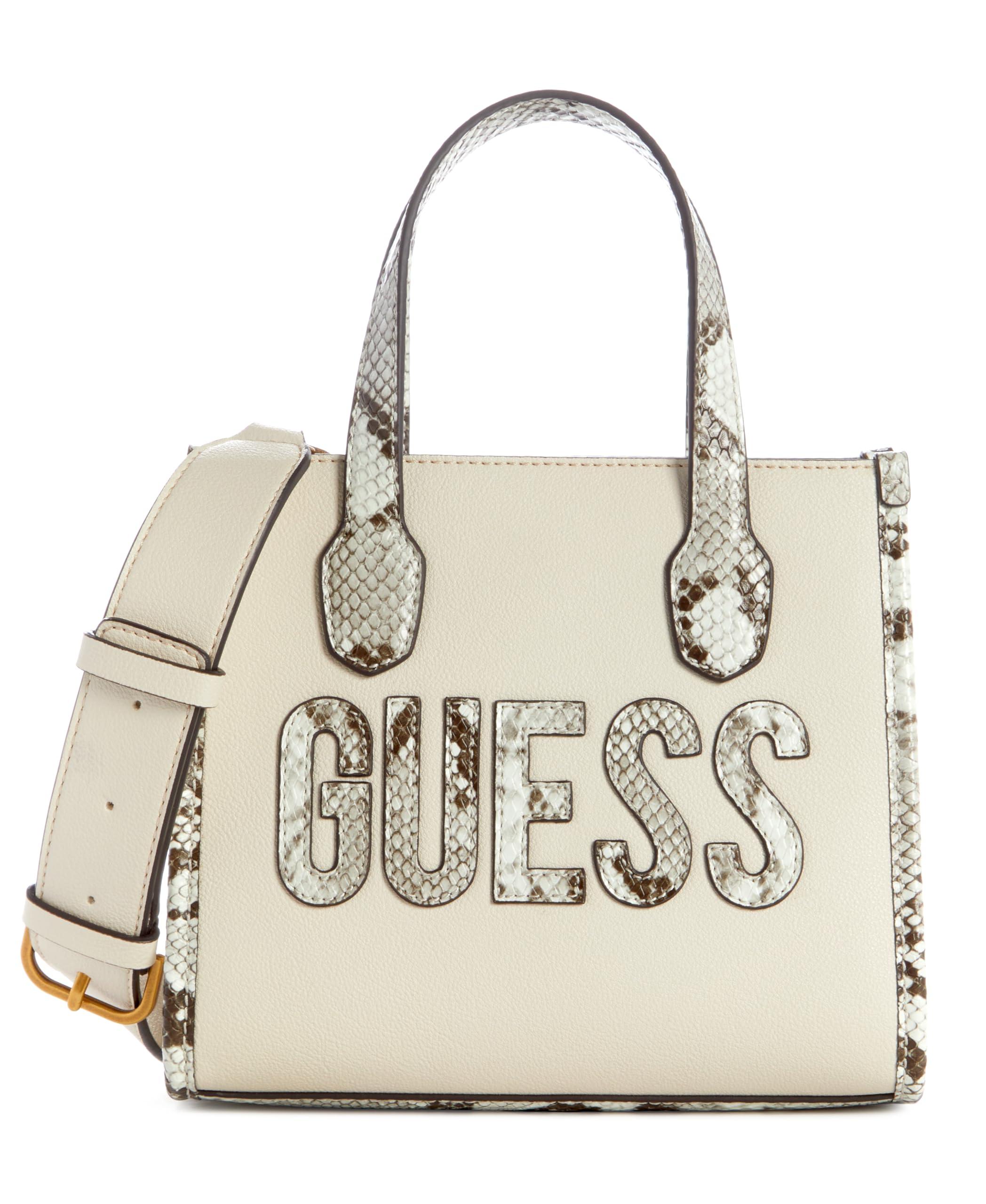 Guess Silvana 2 Compartment Mini Tote in Natural | Lyst
