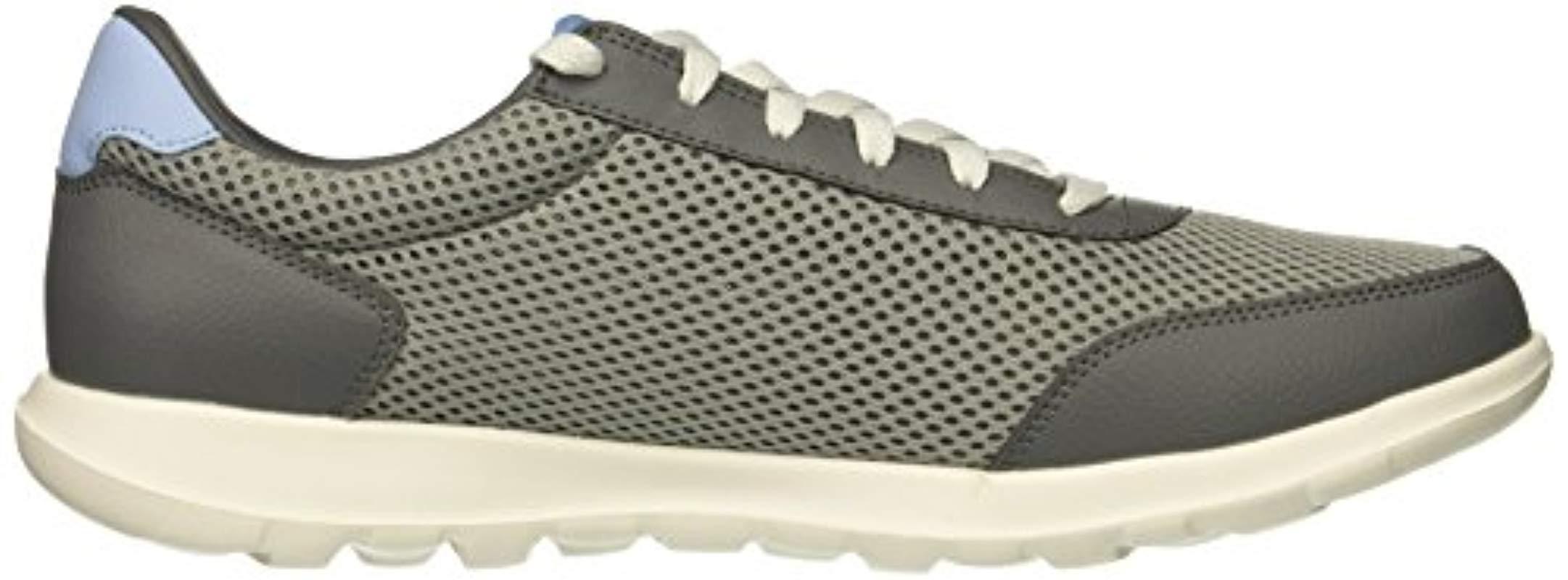 skechers women's go walk lite flare sneaker
