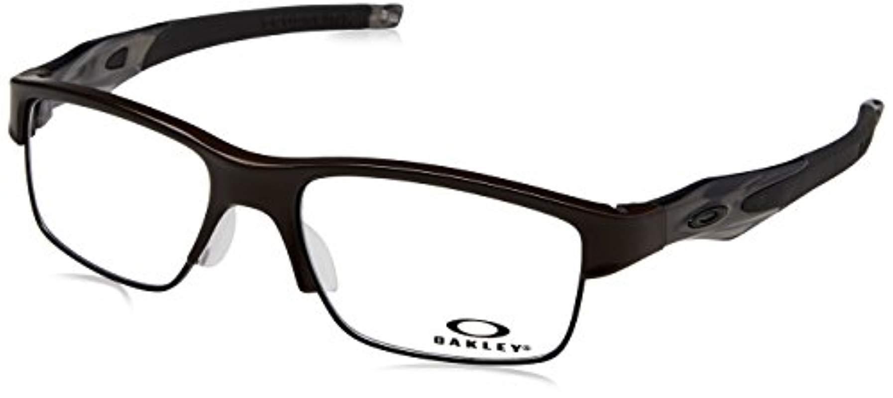 Oakley Ox3128 Crosslink Switch Glasses In Satin Black Ox3128 01 53 for Men  - Lyst