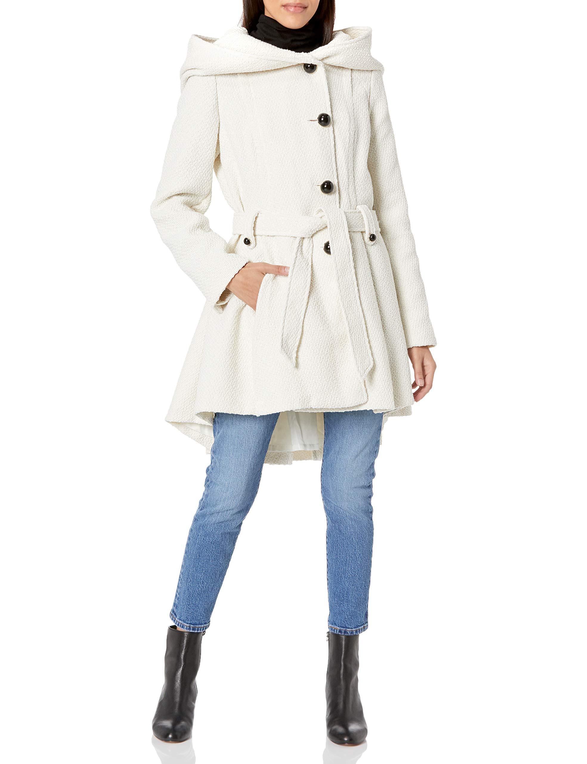 steve madden white coat