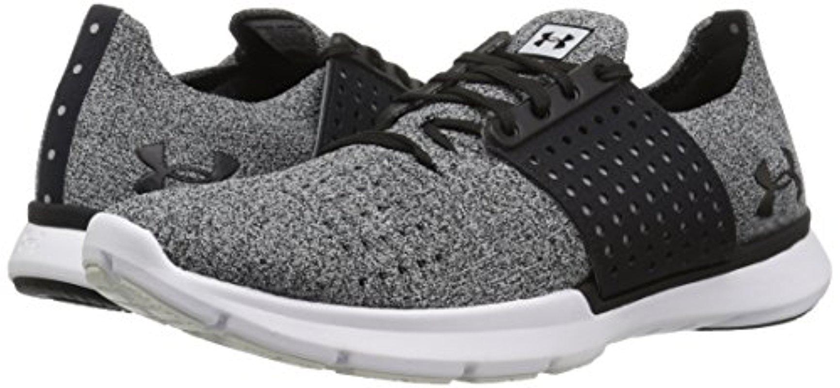 Under Armour Ua Threadborne Slingwrap Running Shoes in Black for Men | Lyst