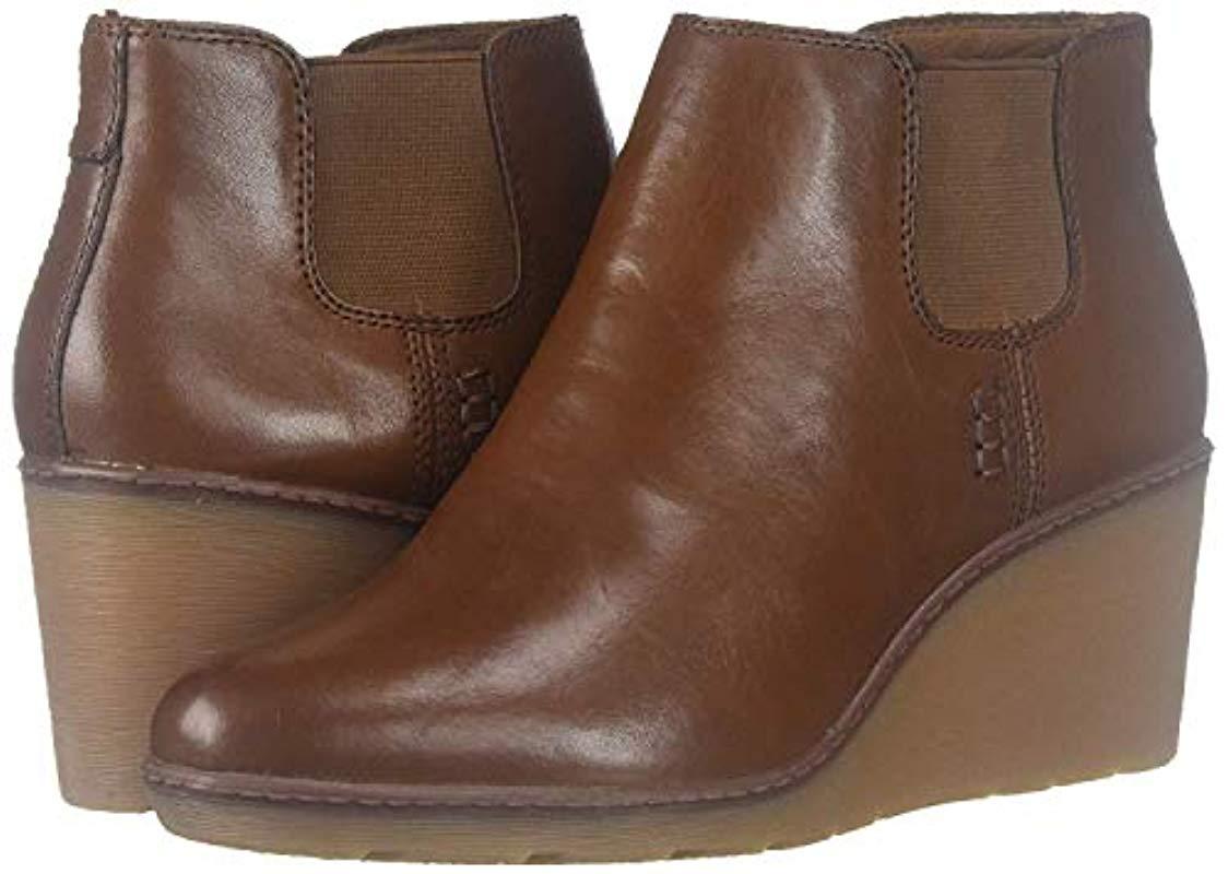 clarks hazen flora wedge bootie