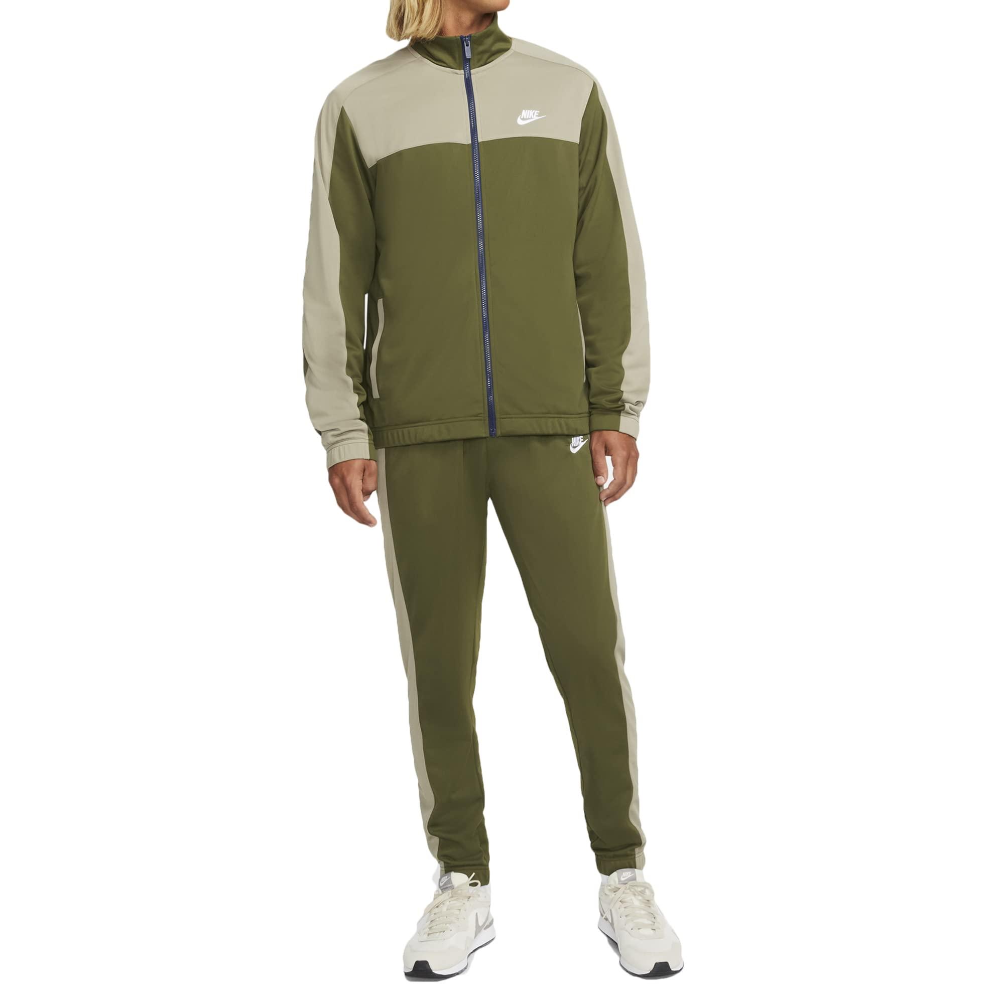 Nike Sport Essentials Tracksuit Poly-knit Green Cod Dm6843-326 for Men ...