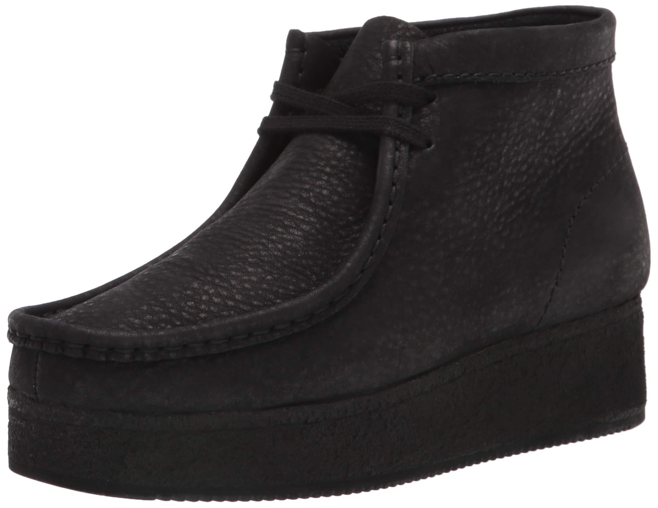 Predictor Thrust afdeling Clarks Wallabee Wedge Ankle Boot in Black | Lyst