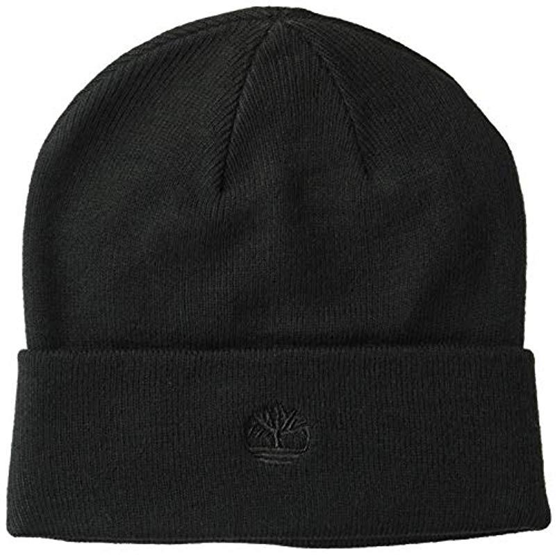 Timberland Synthetic Cuffed Beanie With 