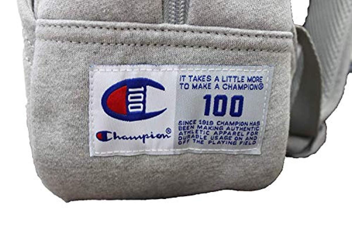 champion gray backpack