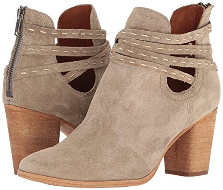 frye naomi pickstitch shootie