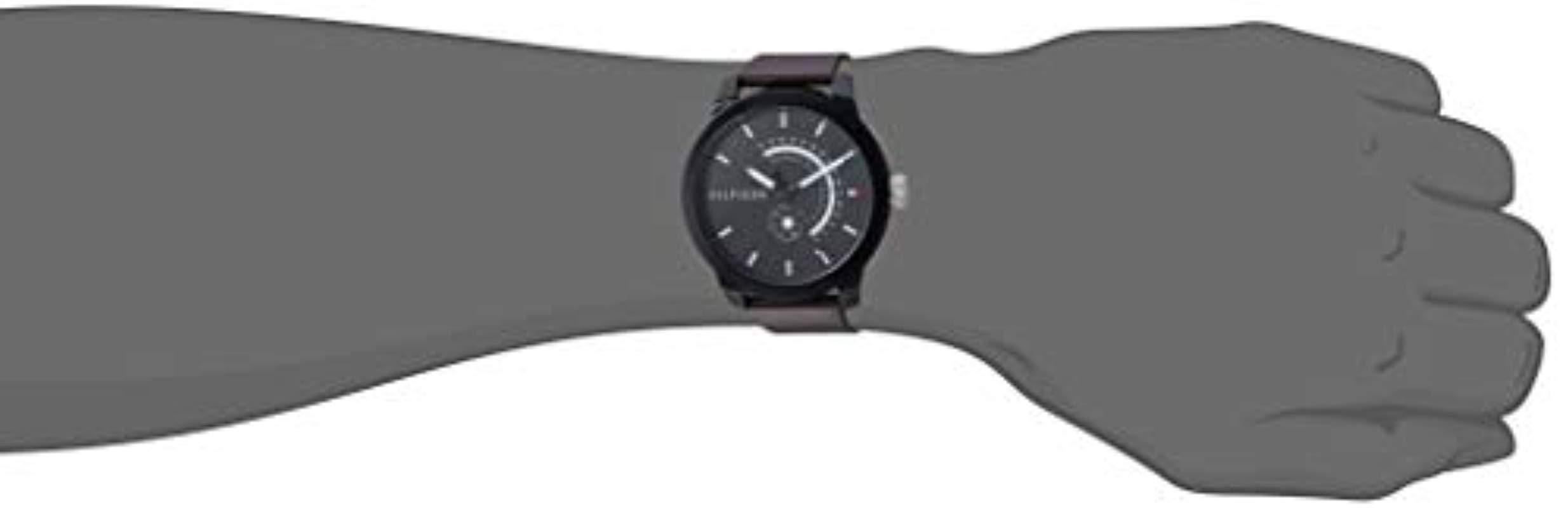 tommy hilfiger denim black watch