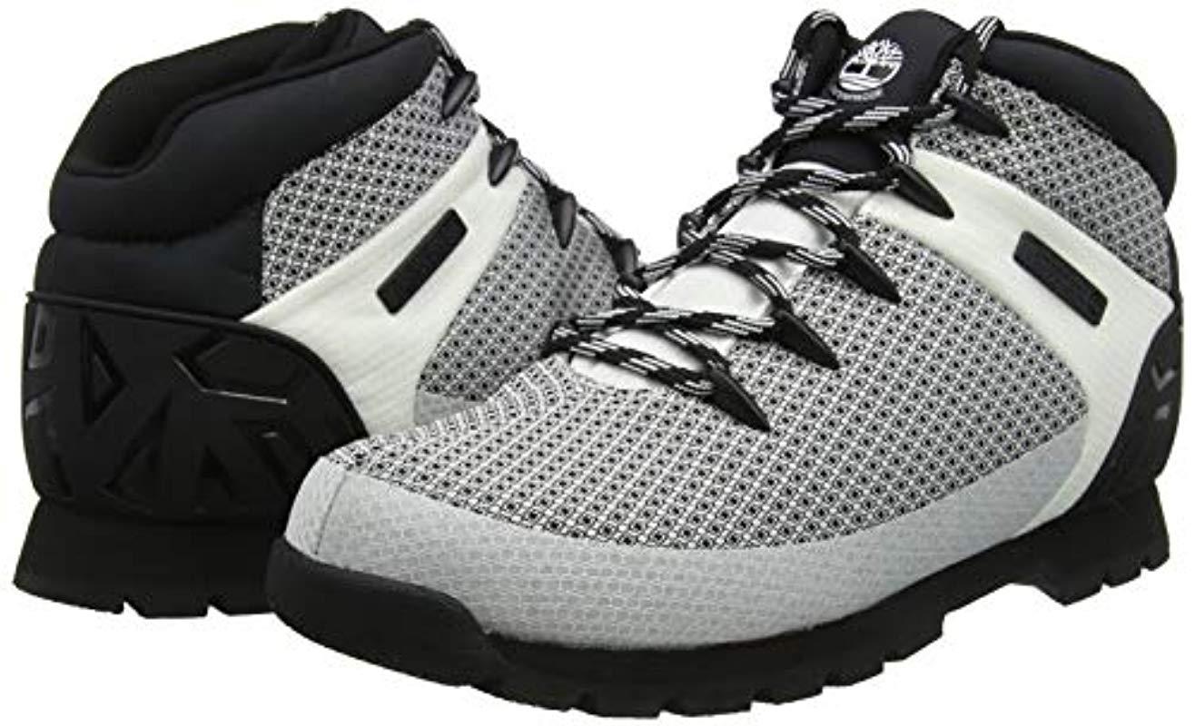 timberland euro sprint fabric white