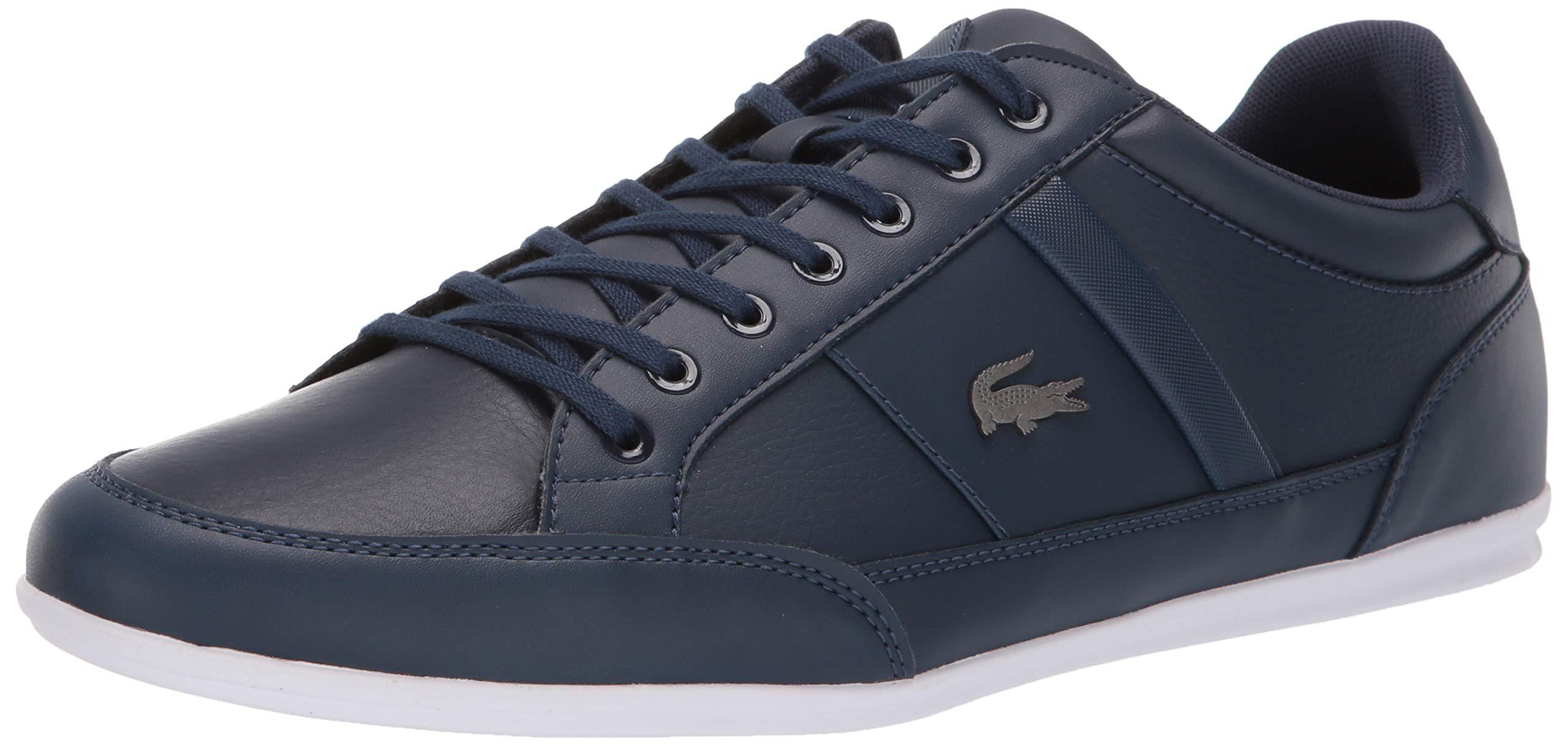 Lacoste Leather S Chaymon Bl 1 Casual Sneakers, in Navy/White (Blue ...