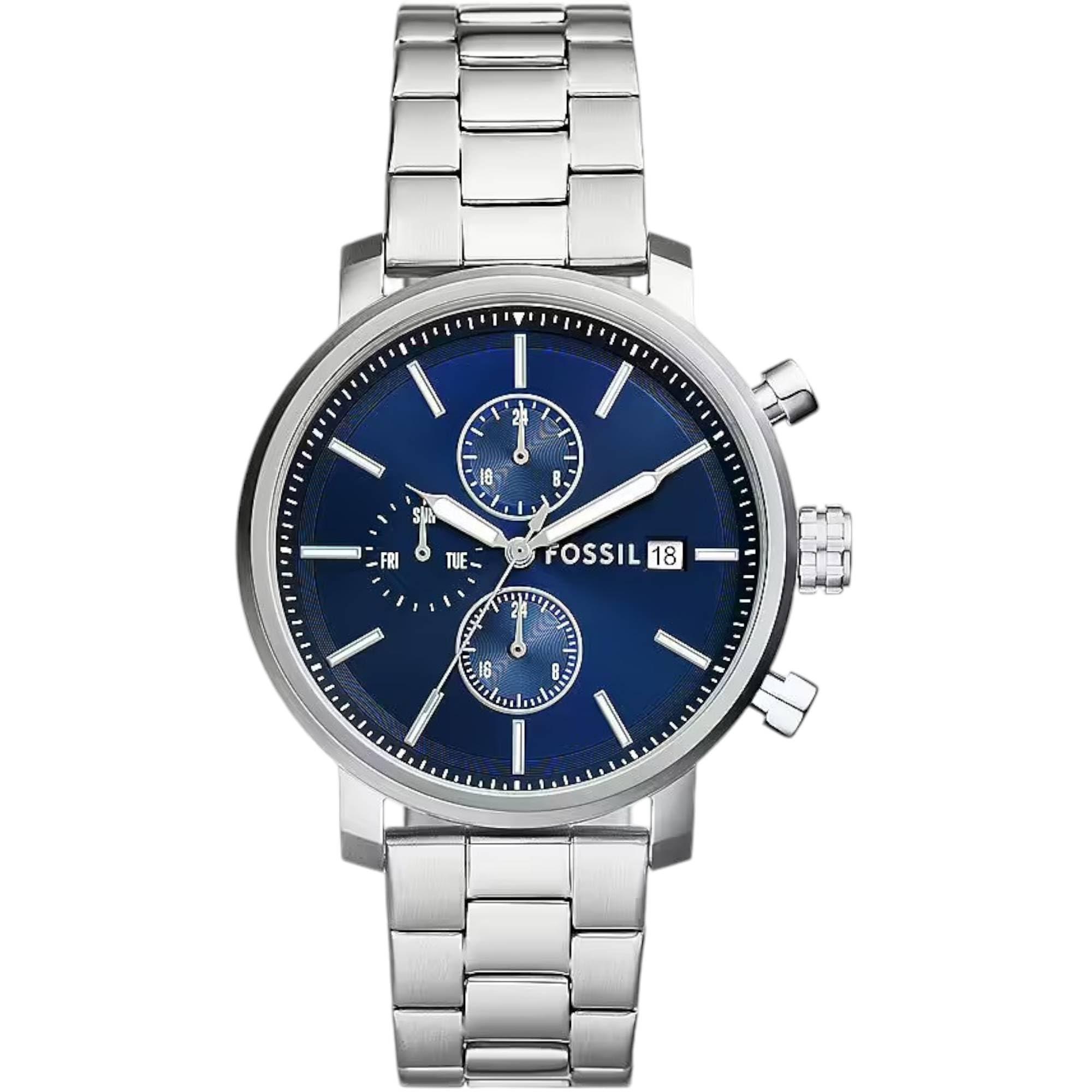 Fossil Bq2846 Heren Polshorloge in Blue for Men Lyst UK