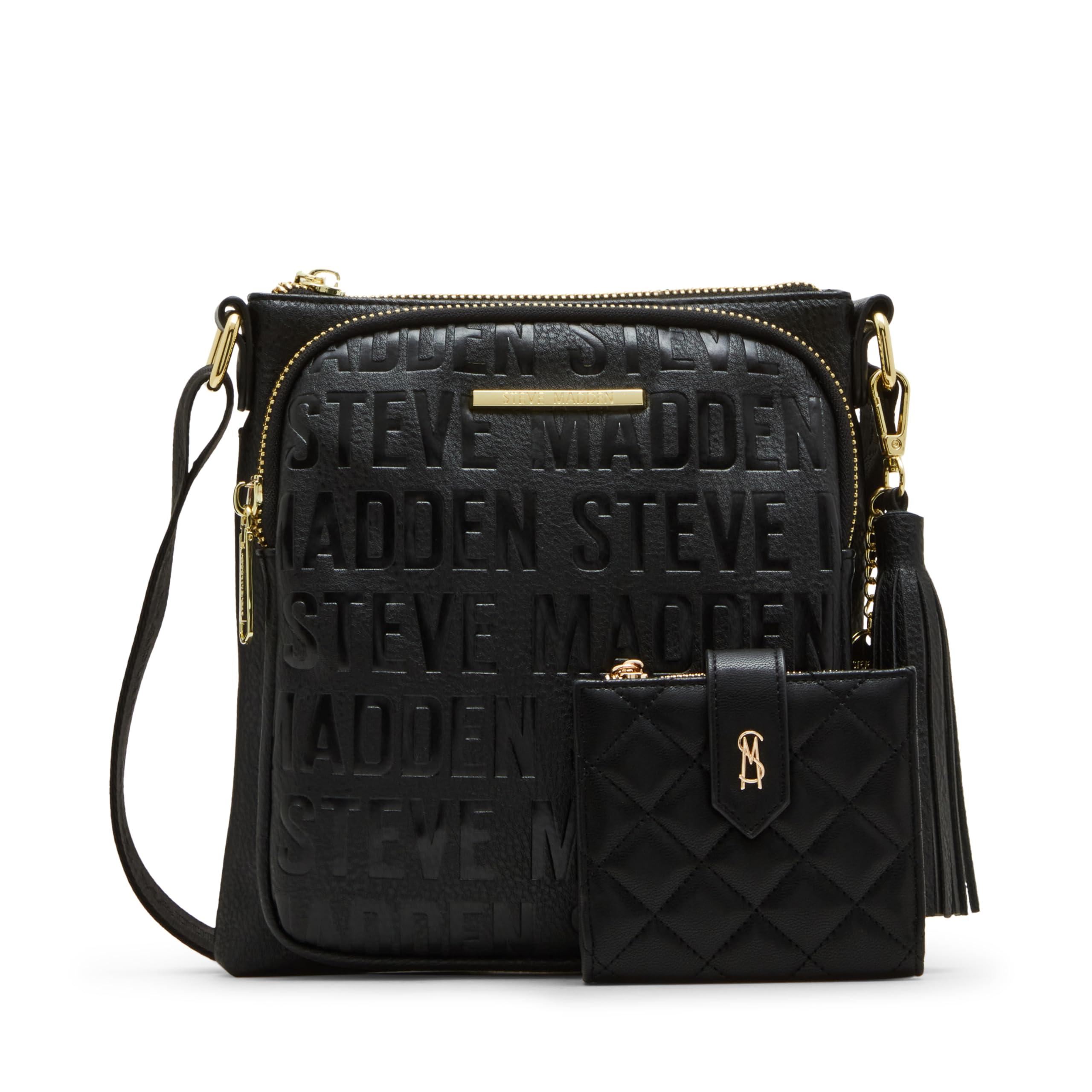 Steve Madden Mini Backpack + Matching Wallet Set Taupe Black Crossbody Bag EVELYN Bag Black | Women main image 2