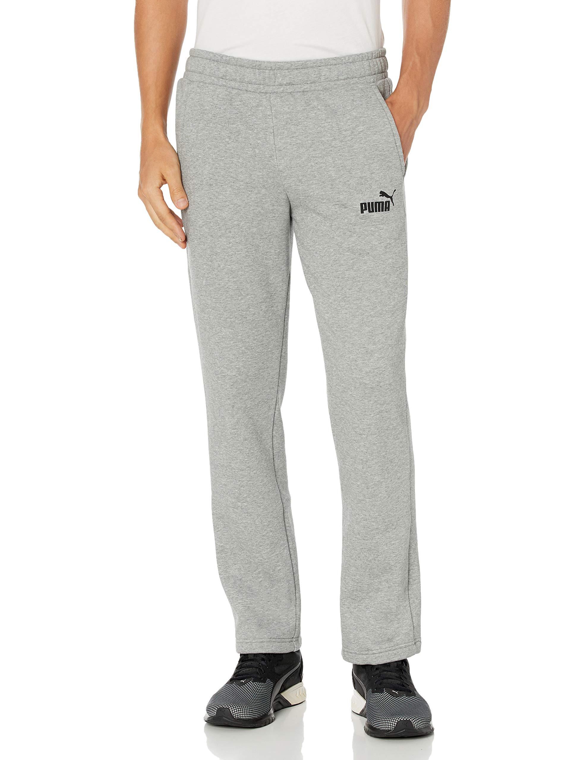 PUMA Essentials Fleece Pants in Gray 