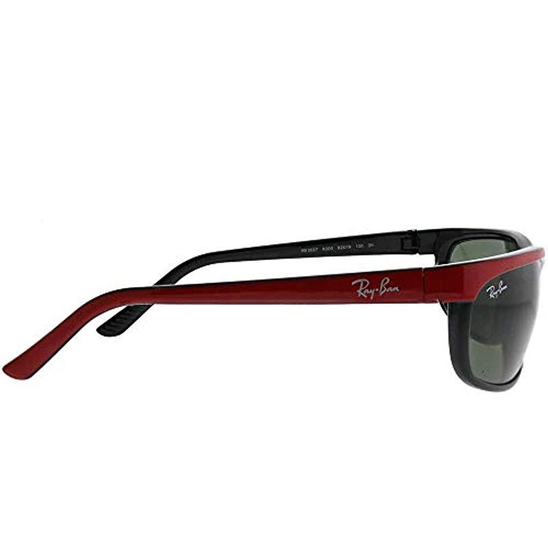 Ray Ban Rb27 Predator 2 Rectangular Sunglasses In Black For Men Lyst