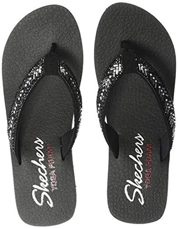 skechers yoga foam flip flops amazon
