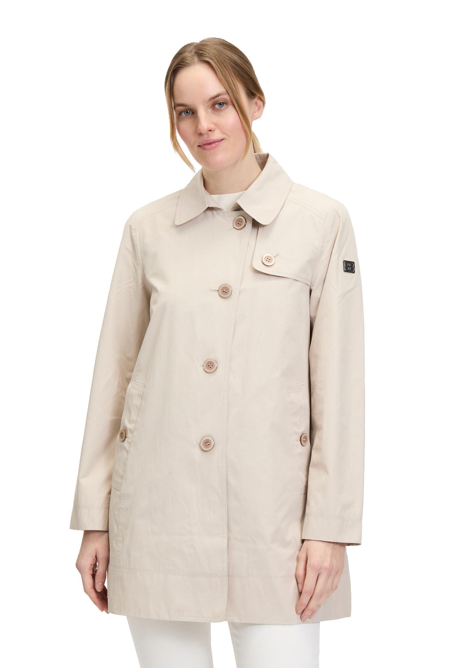 Trenchcoat Amazon Damen Kurzmantel Winterjacke Mantel Beige Damen