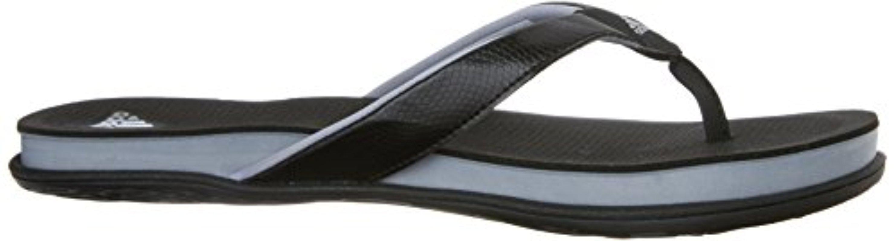 adidas Supercloud Plus Thong Athletic Slide Sandals in Black | Lyst