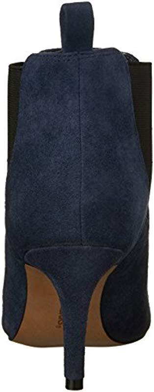Clarks Leather Carlita Quinn Ankle Boots in Navy Suede (Blue) | Lyst UK