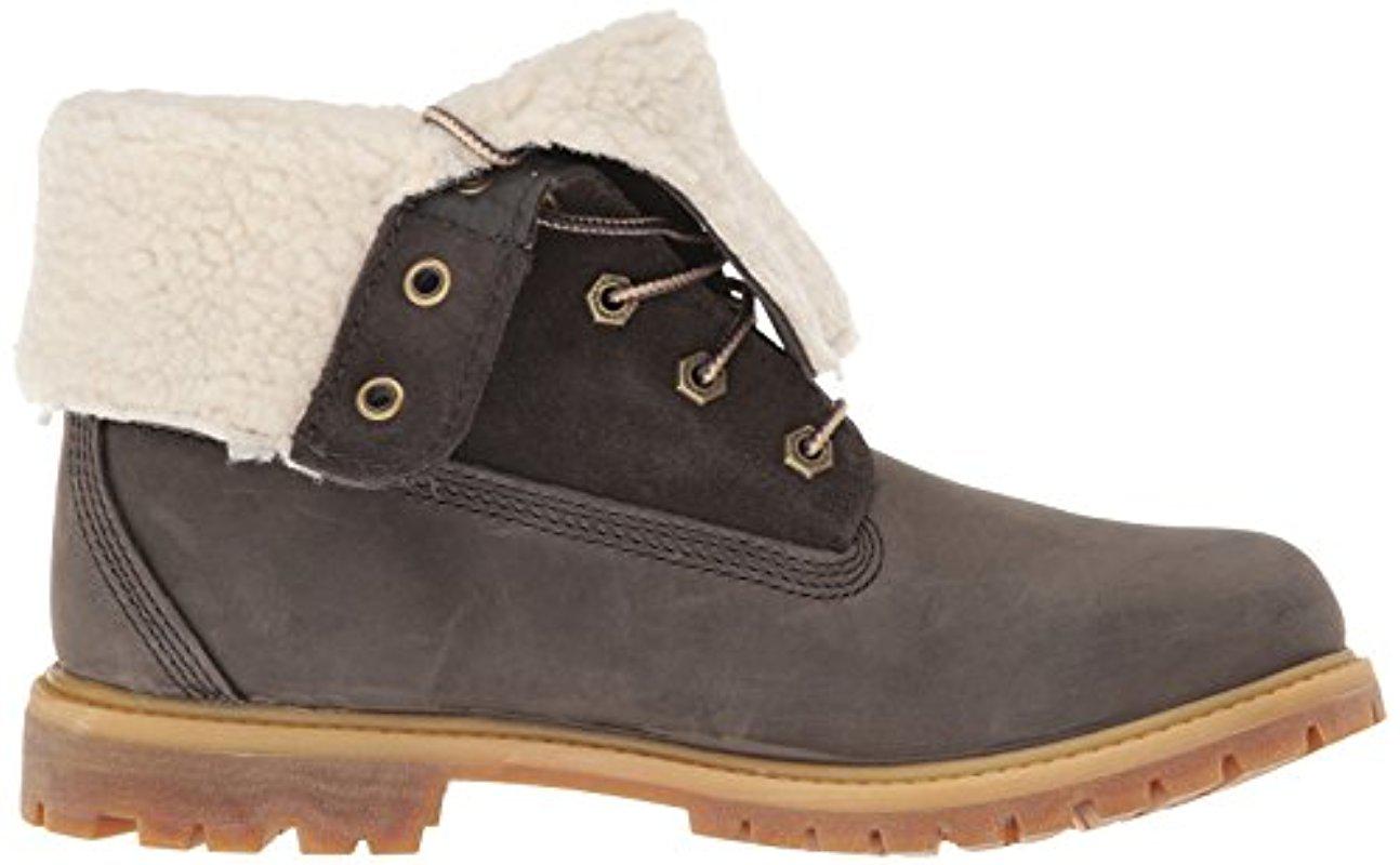 fleece fold down timberlands