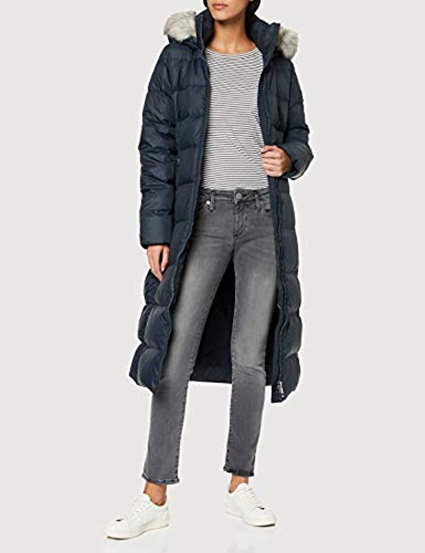 Tommy Hilfiger New Tyra Maxi Down Coat, in Blue | Lyst UK
